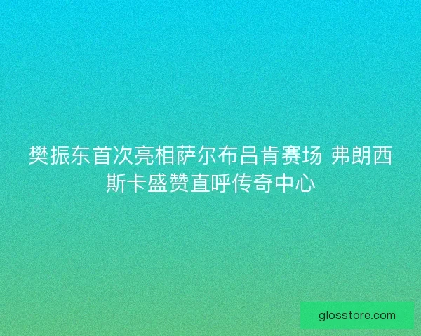 樊振东首次亮相萨尔布吕肯赛场 弗朗西斯卡盛赞直呼传奇中心
